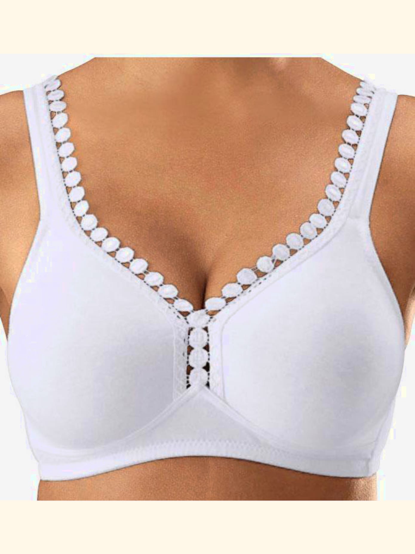 Soutien-gorge sans armatures en coton doux