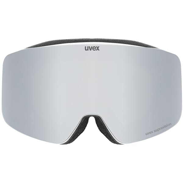 Masque de ski UVEX PWDR FM WHITE MATT/MIRROR SILVER