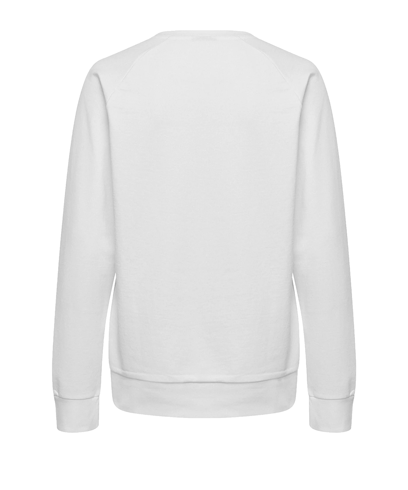 Hummel Cotton Logo Sweatshirt Damen Weiss F9001
