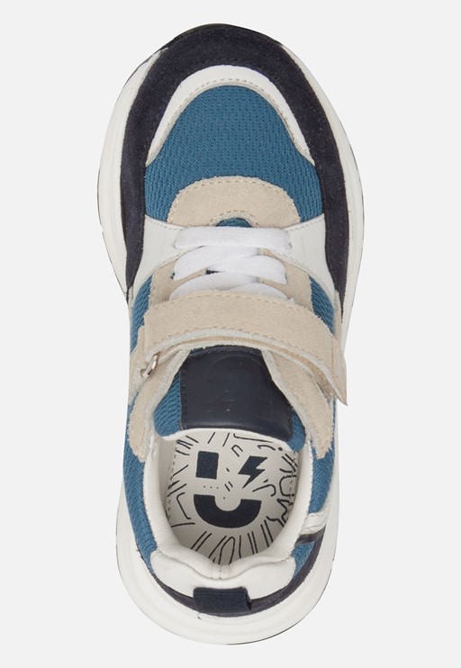 Muyters Velcro Sneakers grijs Leer