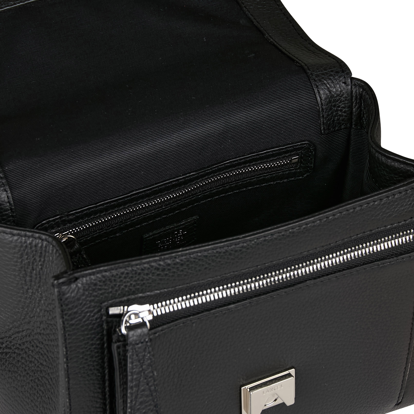 NINON - Sac bandoulière à clous en cuir | Noir
