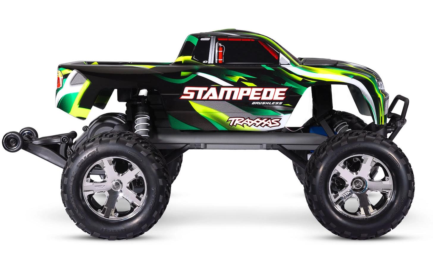 Monster Truck Stampede HD BL-2s 2WD Grün, ARTR, 1:10<br>Robuster 2WD Monstertruck