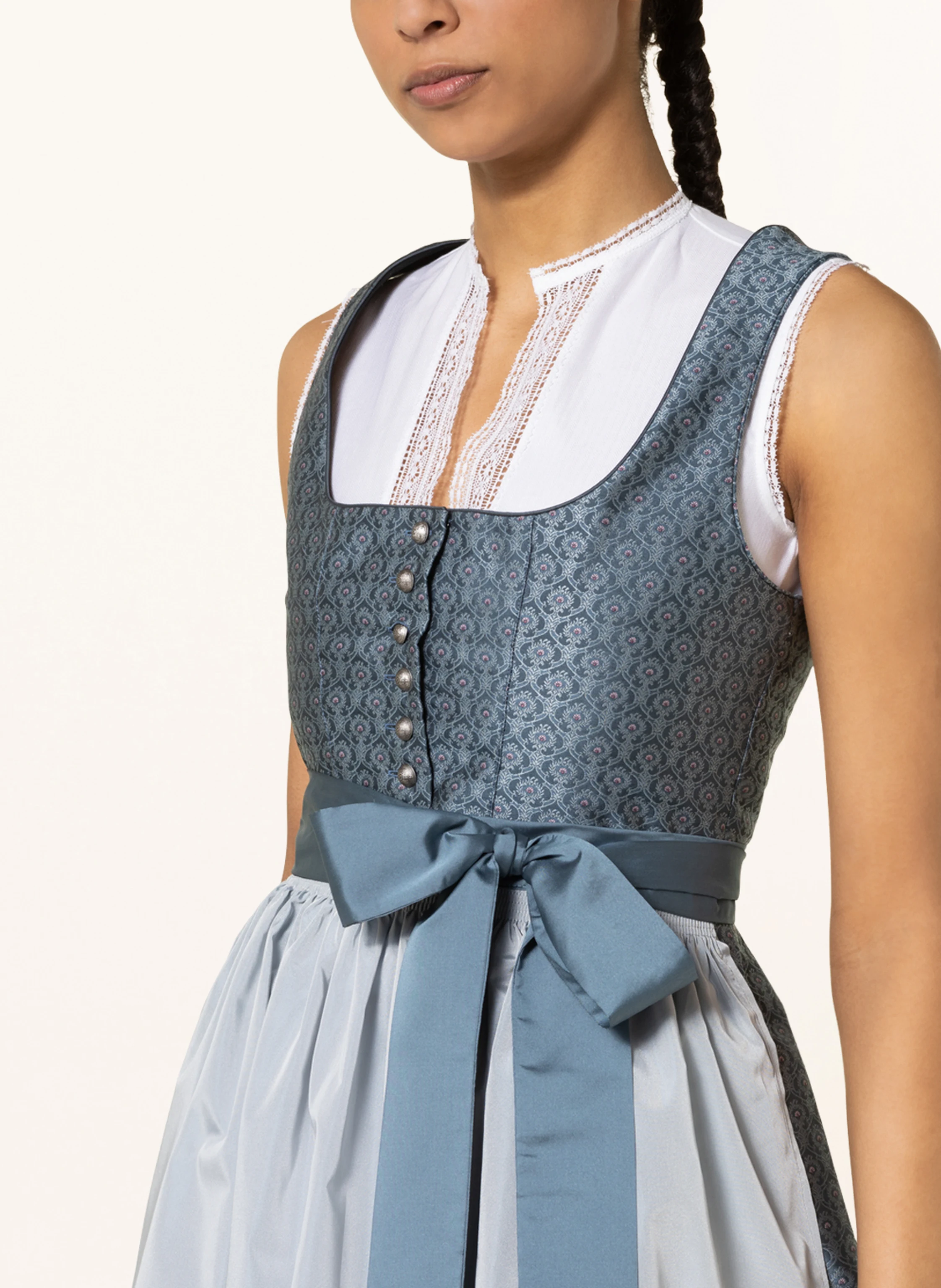 Gottseidank Dirndlbluse ROMY mit Leinen