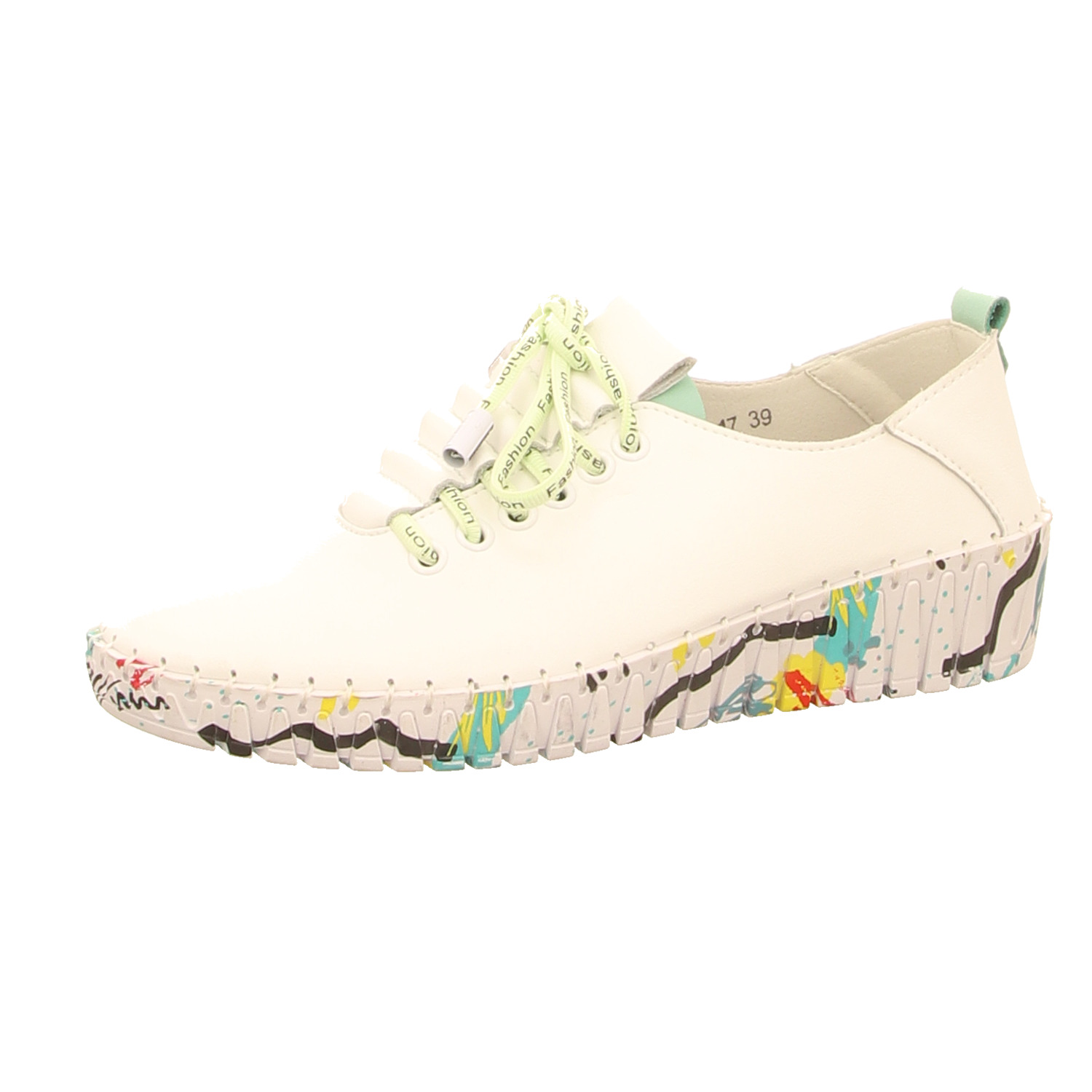 2 GO Shoes Schnürer weiß kombi weiss/weiss kombi