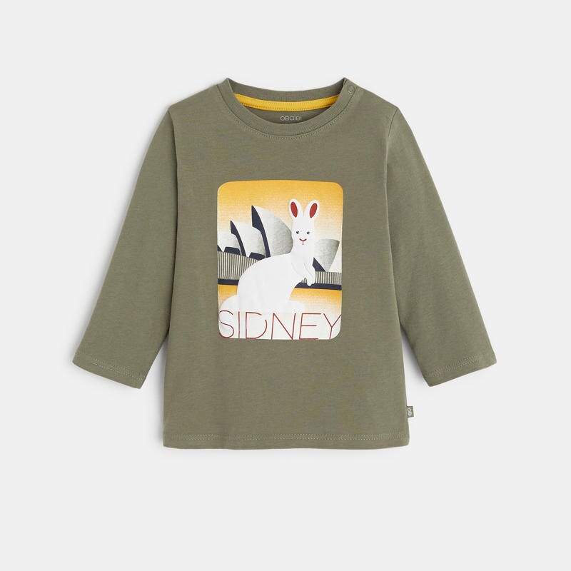 T-shirt kangourou Sidney vert bébé garçon Vert