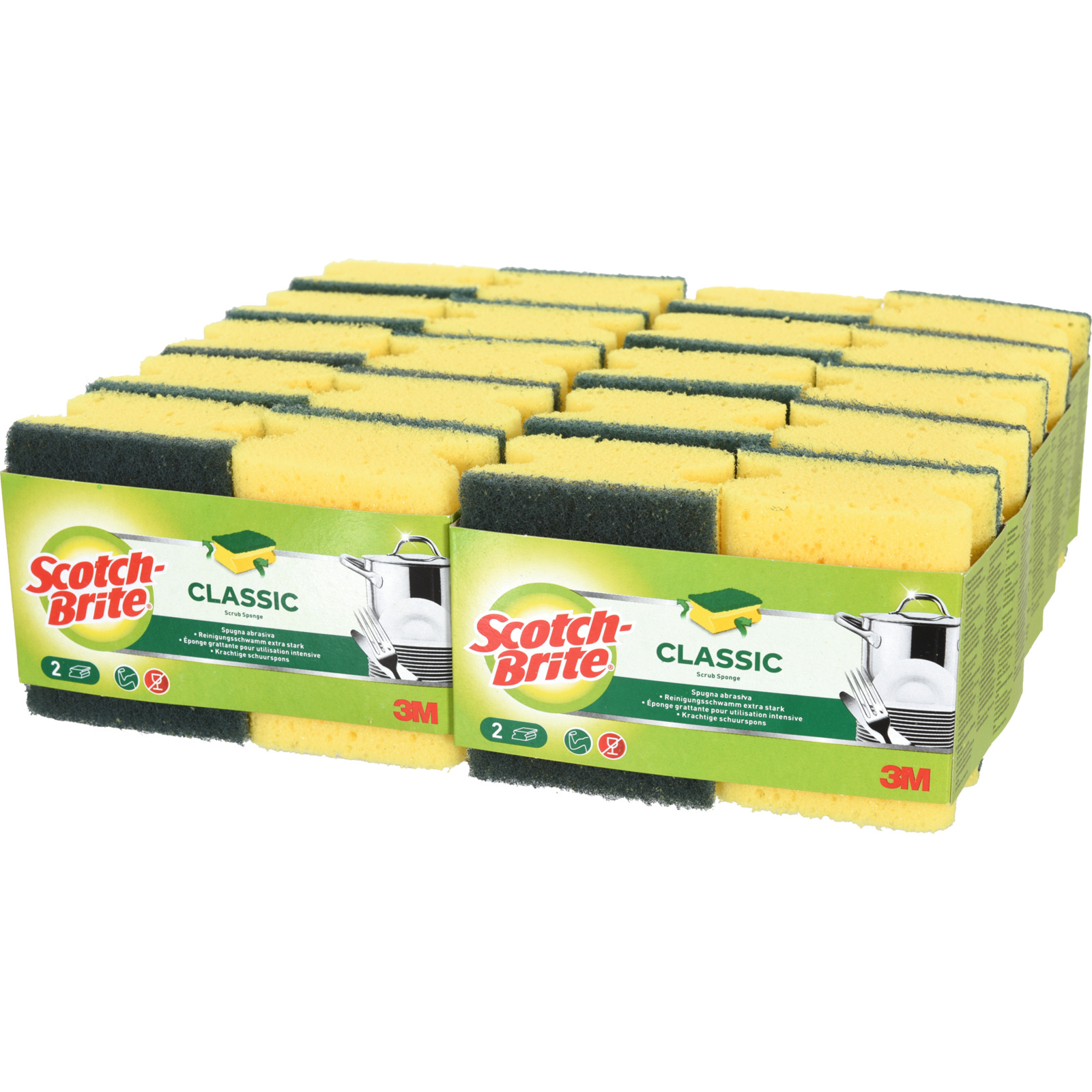 Scotch-Brite Classic Reinigungsschwamm extra stark 3M