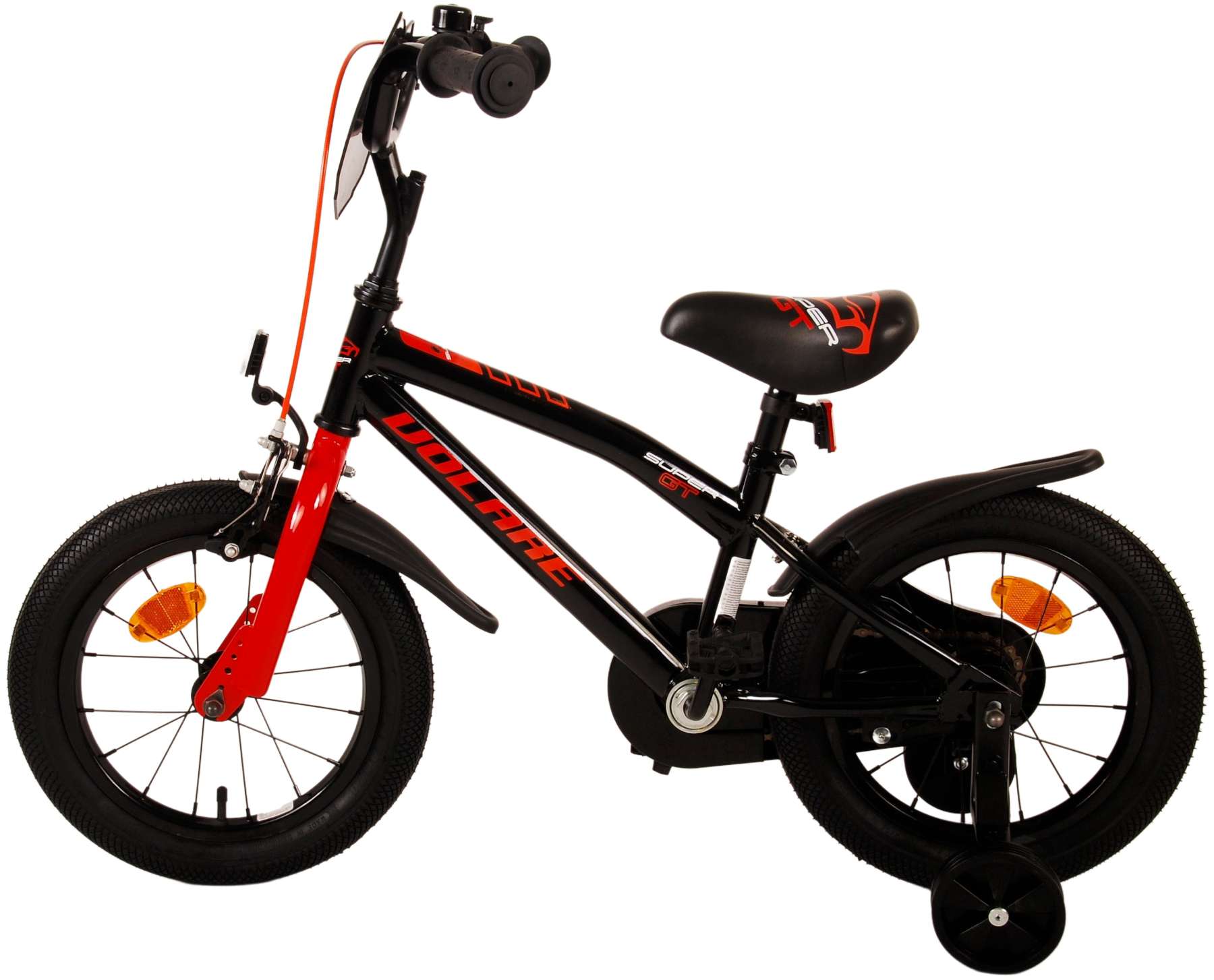 TPFSports Super GT Kinderfahrrad - Jungen - 14 Zoll - Rücktritt + Handbremse - Blau