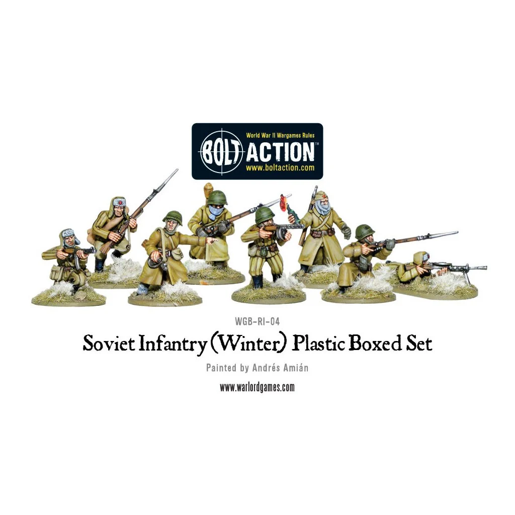Bolt Action - Soviet Winter Infantry (plastic boxe)