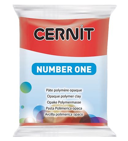 Cernit Polymer Ton - Number One - Rot