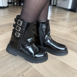 Black thunder boots - zwart