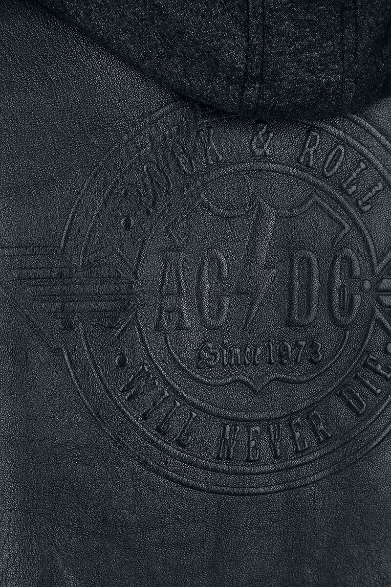Rock & Roll - Will Never Die | AC/DC Veste en cuir