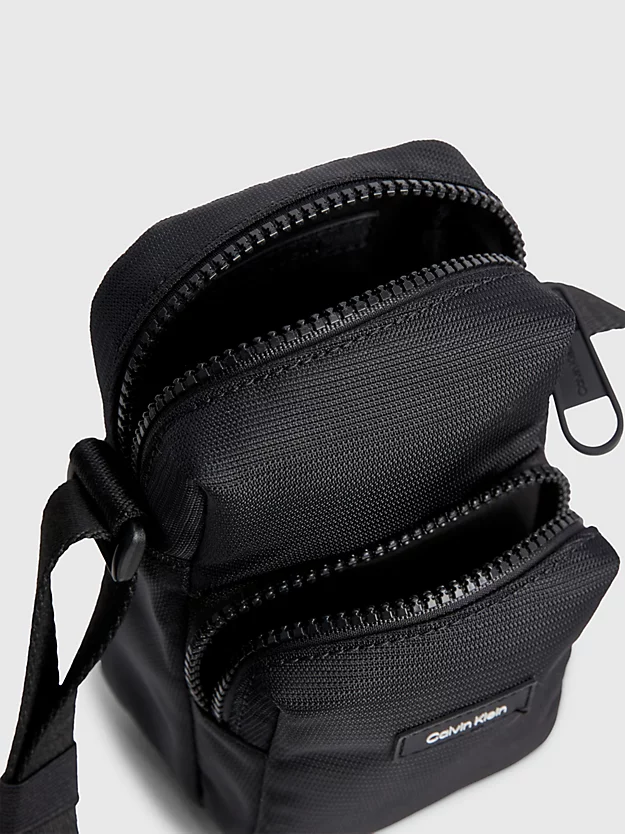 Bolsa de ombro pequena para repórter