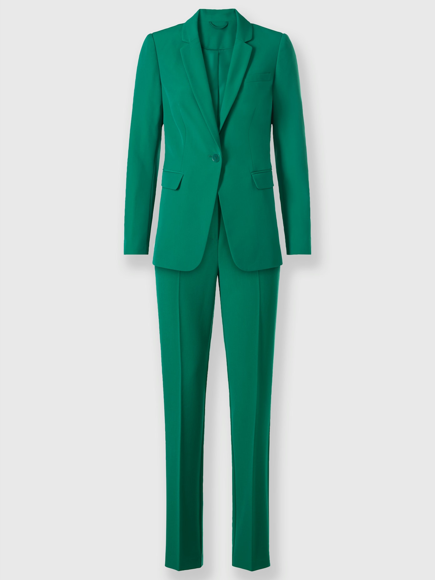 Tailleur pantalon coupe droite