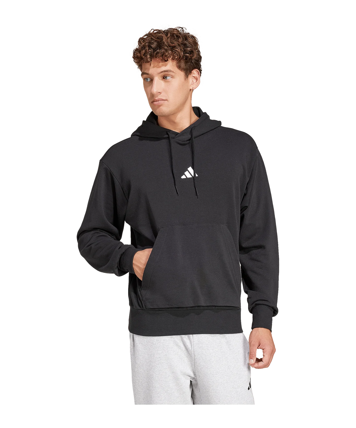 adidas Essentials Feelcozy French Terry hoody black