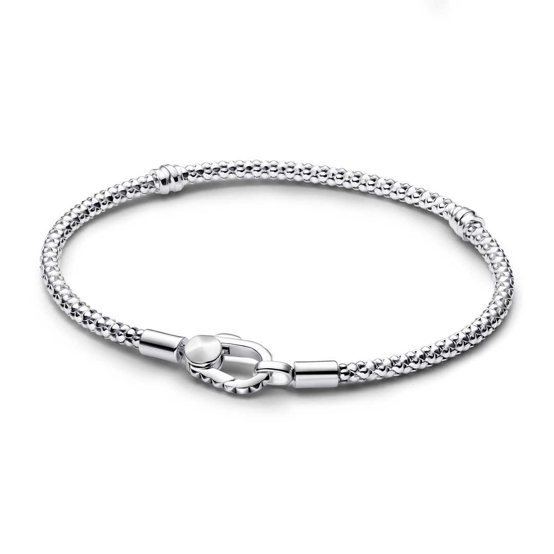 Pandora Moments Nietenarmband mit Nietenverschluss 925 Silber