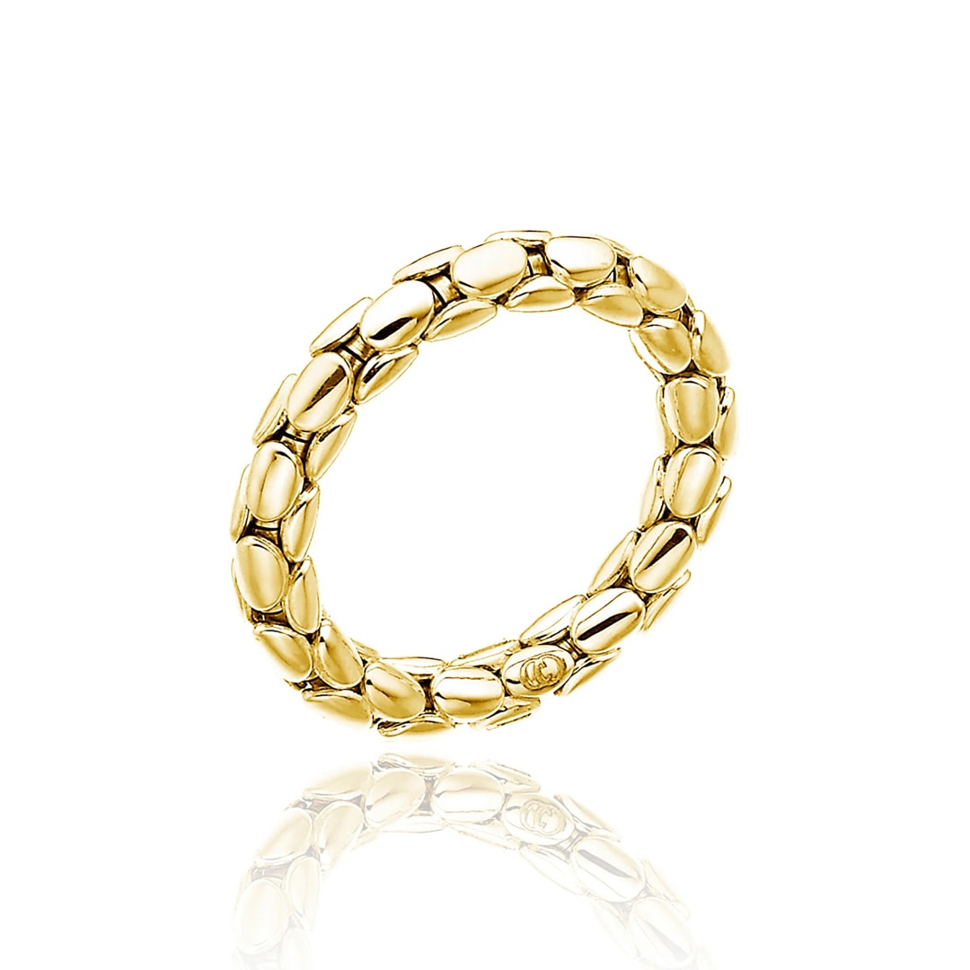 Chimento Stretch Spring Damenring 750 Gelbgold