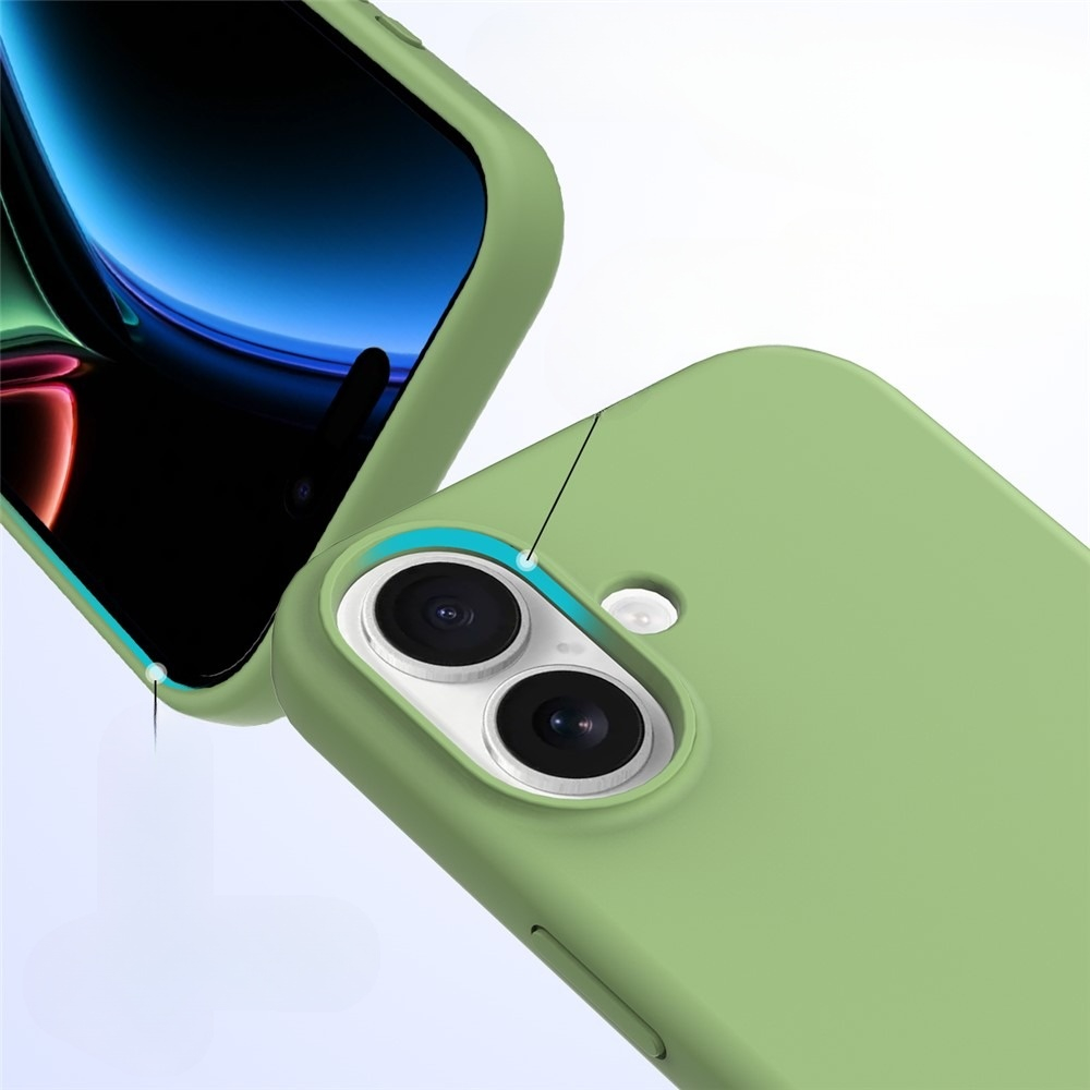iPhone 17 Silikon Case Hülle - Grün