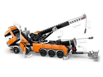 LEGO Zware sleepwagen met kraan (60467)