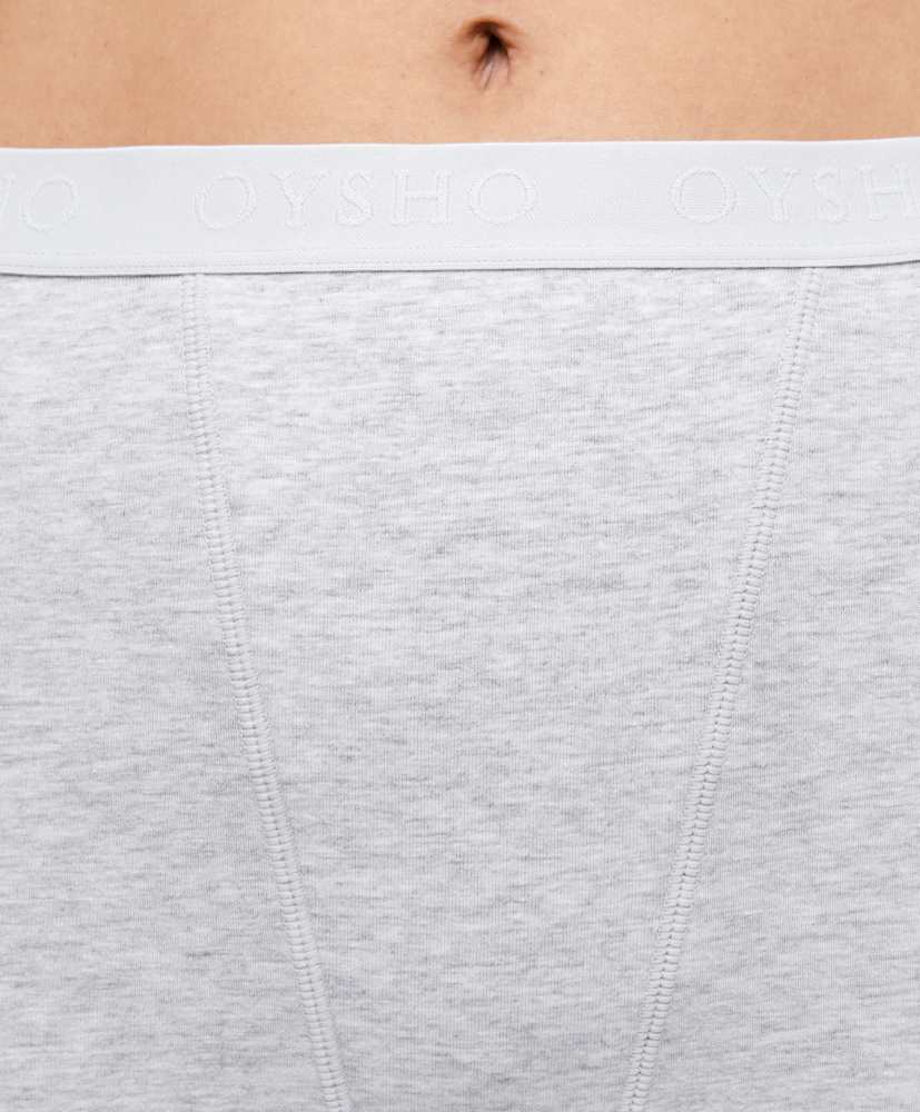 2 shorts culote de algodão com logotipo