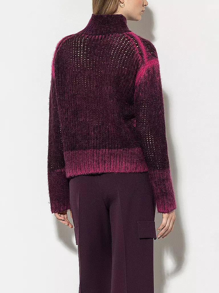 LUISA CERANO Rollkragenpullover bunt