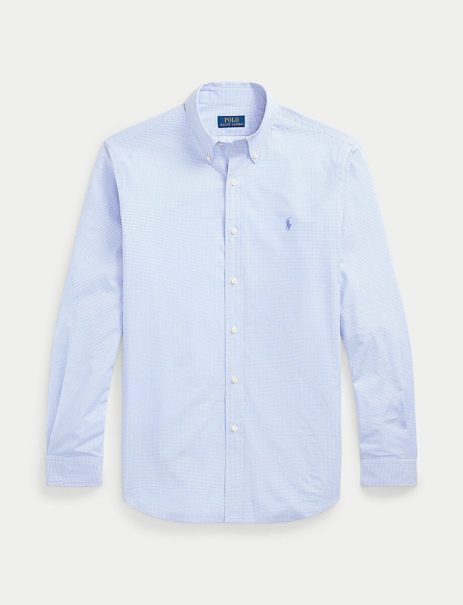 POLO RALPH LAUREN<br>Camisa reta em popeline