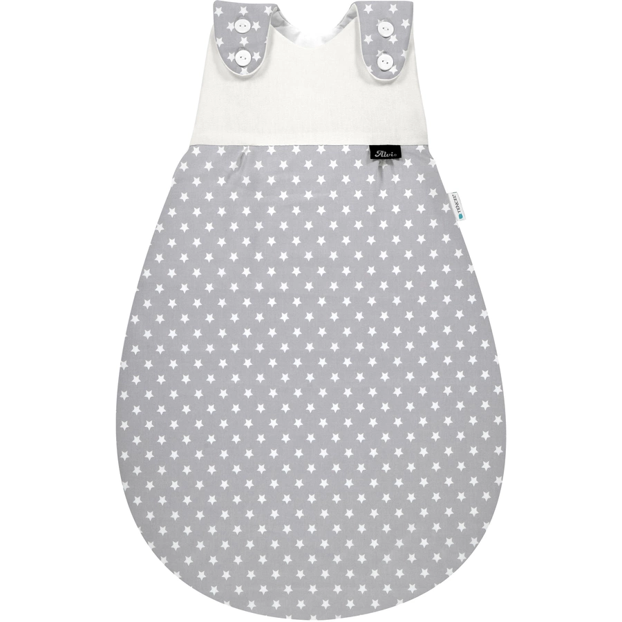 Alvi® Baby-Mäxchen® Außensack TENCEL® Stars Silber