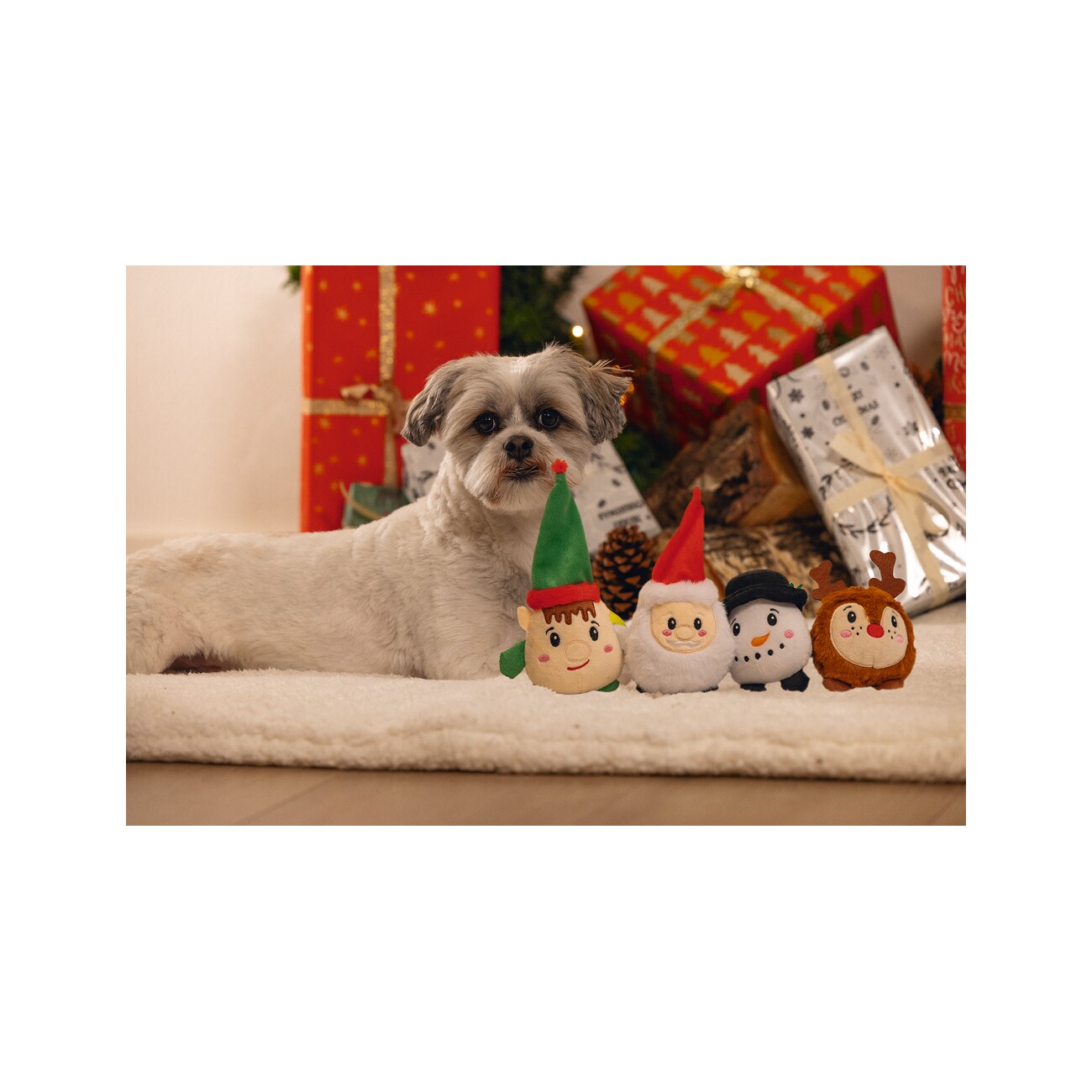 Beeztees Hundespielzeug Plüsch Weihnachtsfiguren