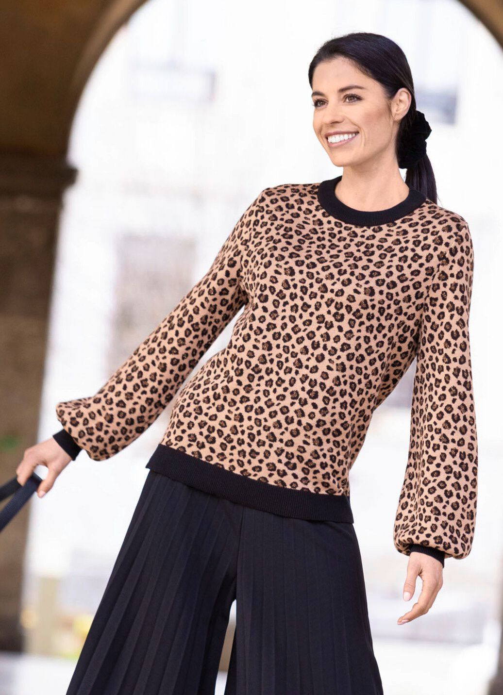 Pullover mit Glitzereffekt