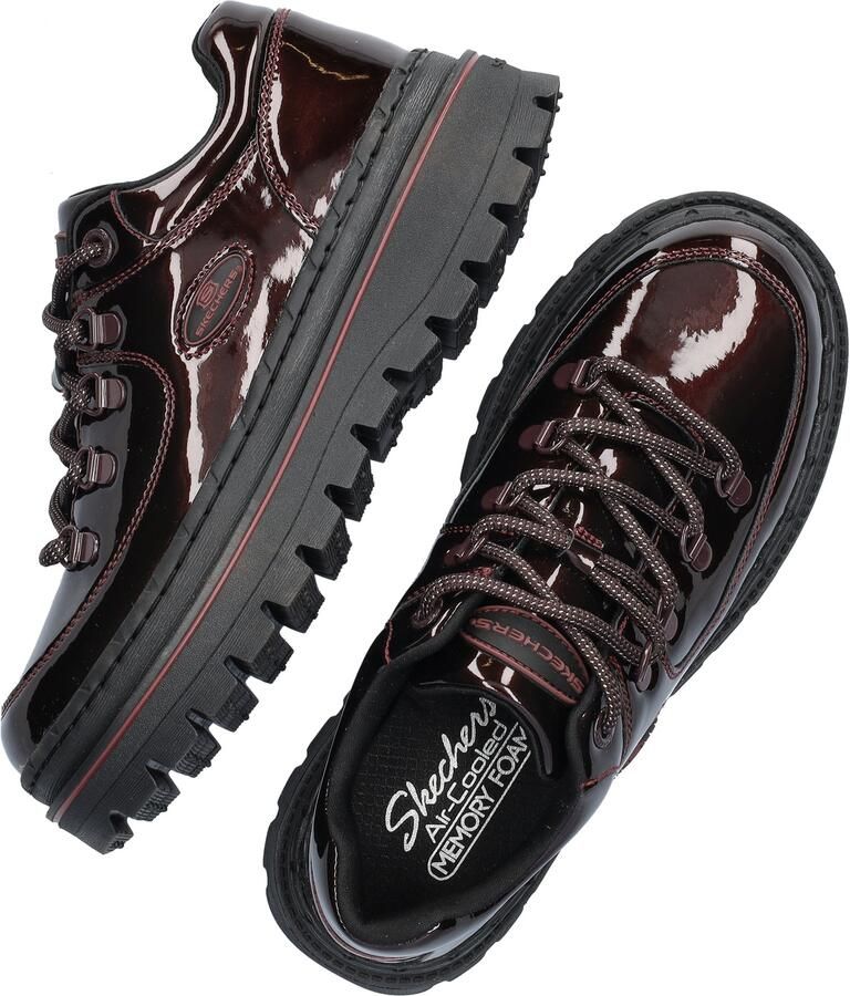 Skechers Jammers Cool Block dames sneakers Bordo
