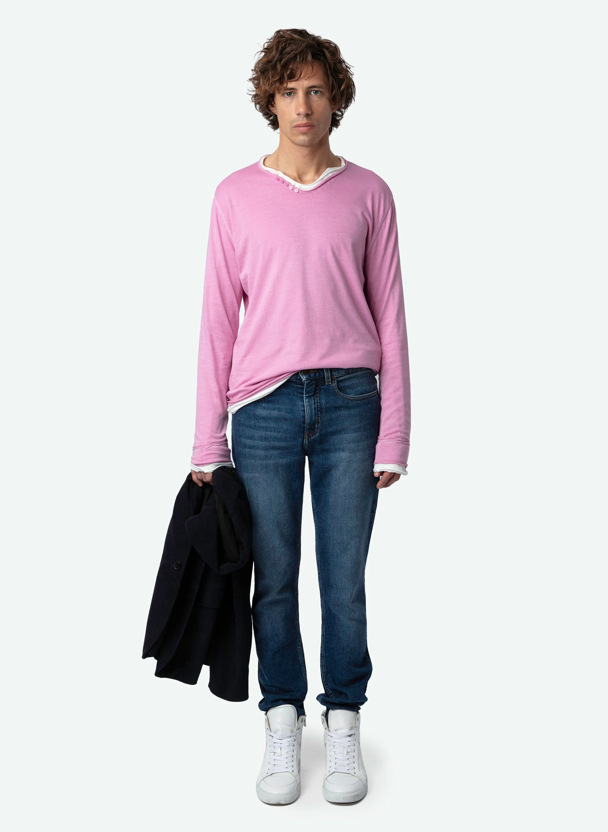 MONASTIR - Tee-shirt tunisien en coton bio | Rose