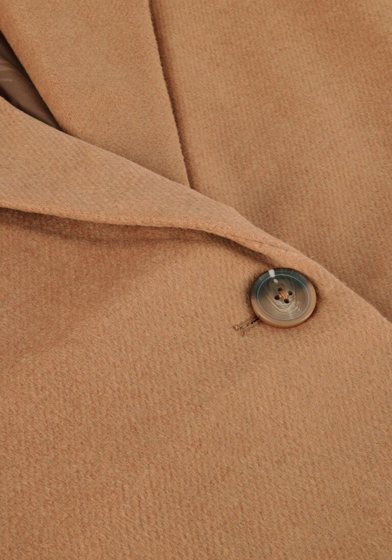 NOTRE-V camel notre-v mantel wool coat