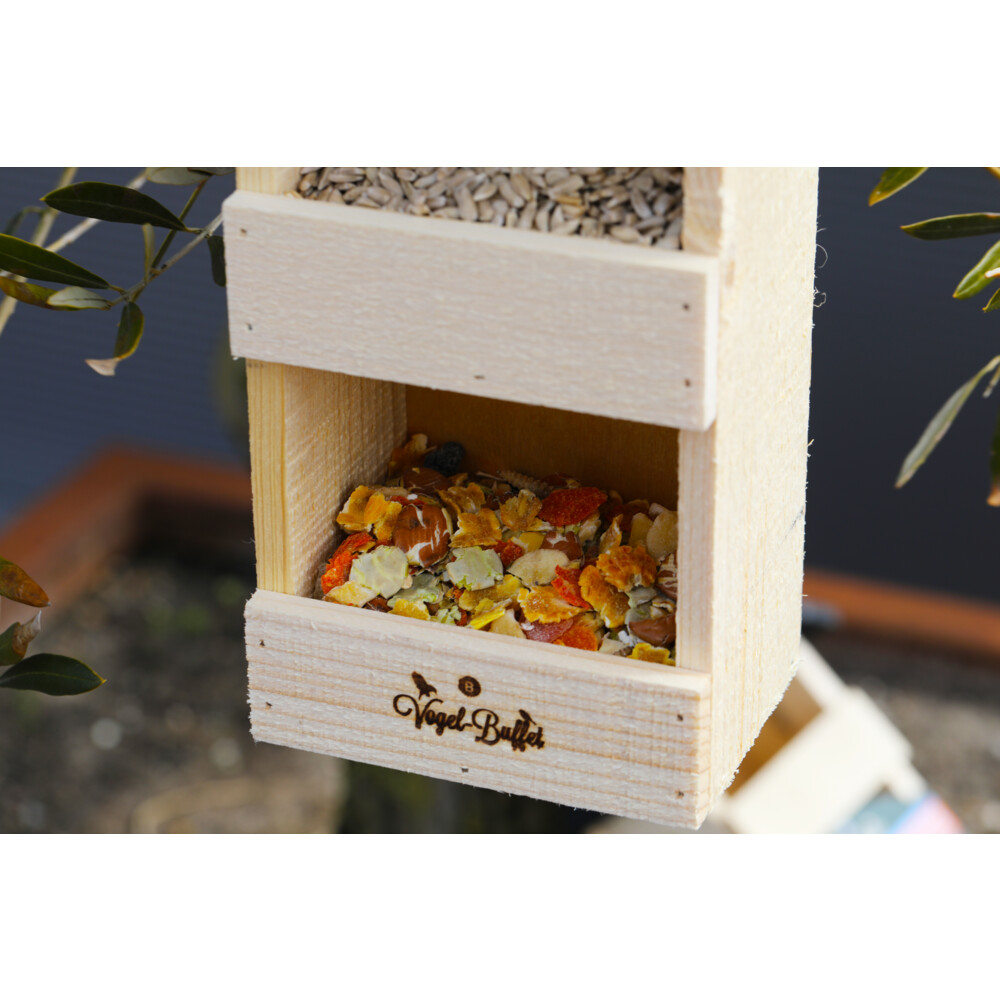 Baza Vogel-Buffet Etagere Culinair met 3 Voedermengsels