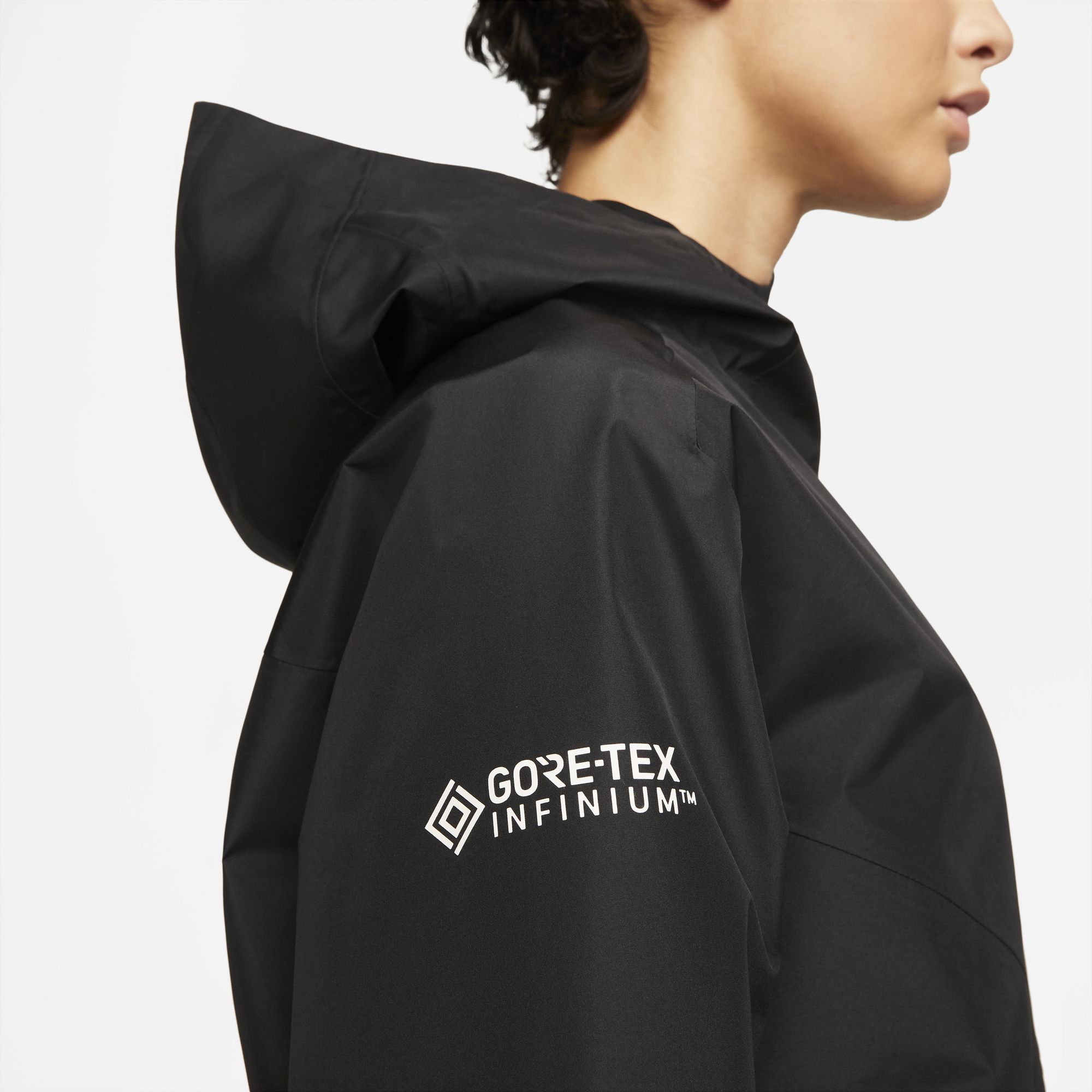 GORE-TEX Infinium Trail Running Jacket Dame 010/Black/DK Smoke Grey/Black/White