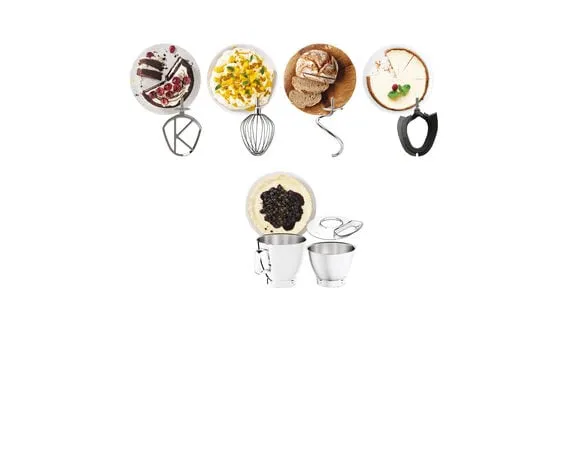 Kenwood Titanium Chef Baker XL KVL85.004SI - Køkkenmaskine - 1200 W - sølv