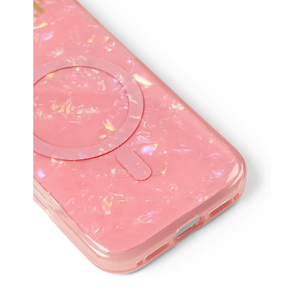 iPhone 16 MagSafe Hardcase Hülle Pearlized Case Recycled (IDPLCMS-I2461-51) - Rosa
