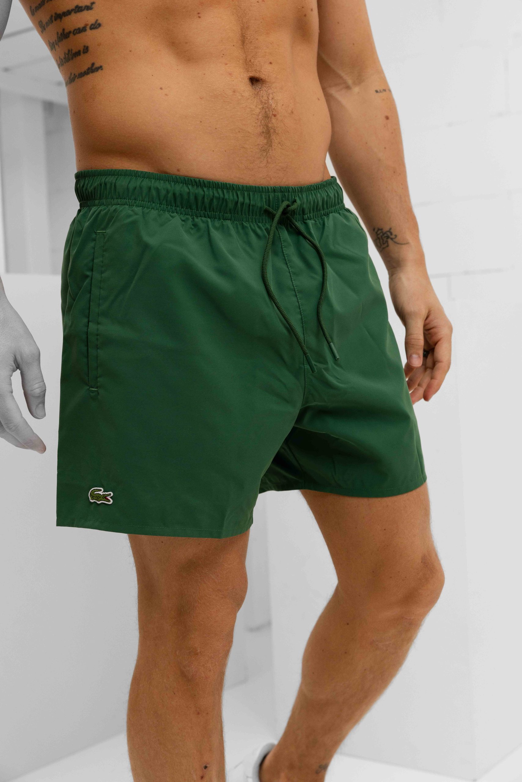 Lacoste Sneldrogende Zwembroek Heren Groen