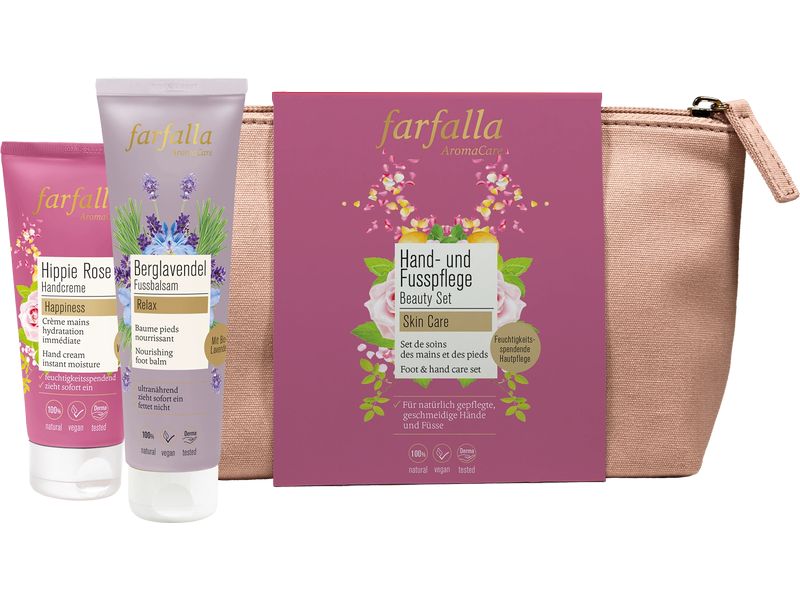 Farfalla Geschenkset Hand- und Fusspflege Beauty 2-tlg Pflegeset sorgt für verwöhnende Wellness-Erlebnisse