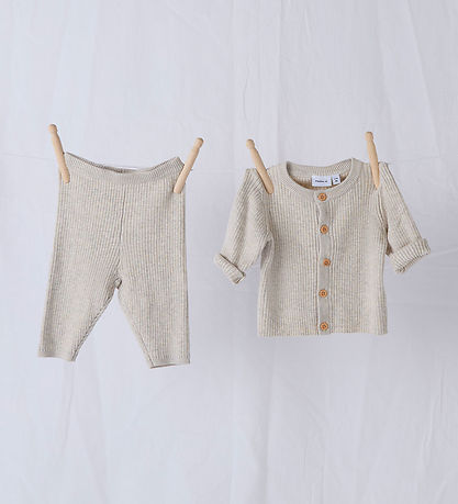Name It Cardigan - Strick - Rib - NbnObi - Peyote Melange