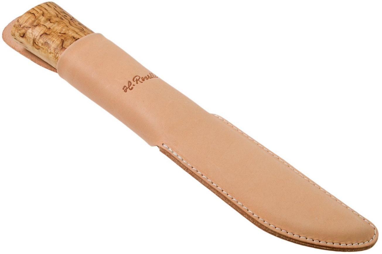 Roselli Small Leuku Knife R151 leather sheath, outdoormes
