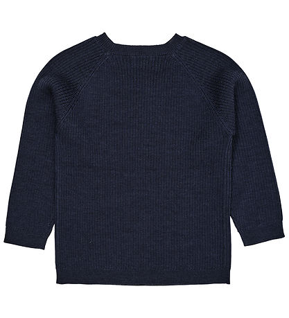 Copenhagen Colors Bluse - Strick - Wolle - Navy