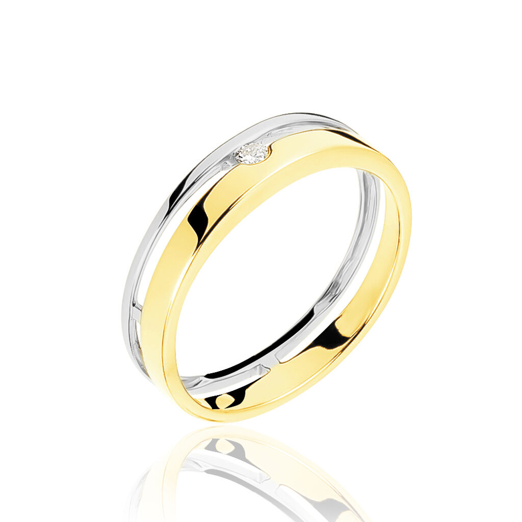 Bague Lola Or Bicolore Diamant