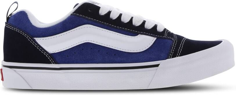 Vans Knu Skool Schoenen Blauw Maat: 38.5 Suède Foot Locker