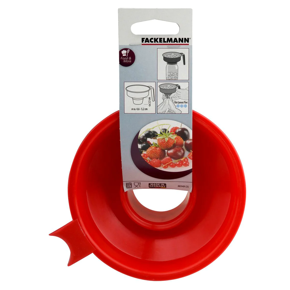 Entonnoir à confiture grande capacité Colors Edition Fackelmann
