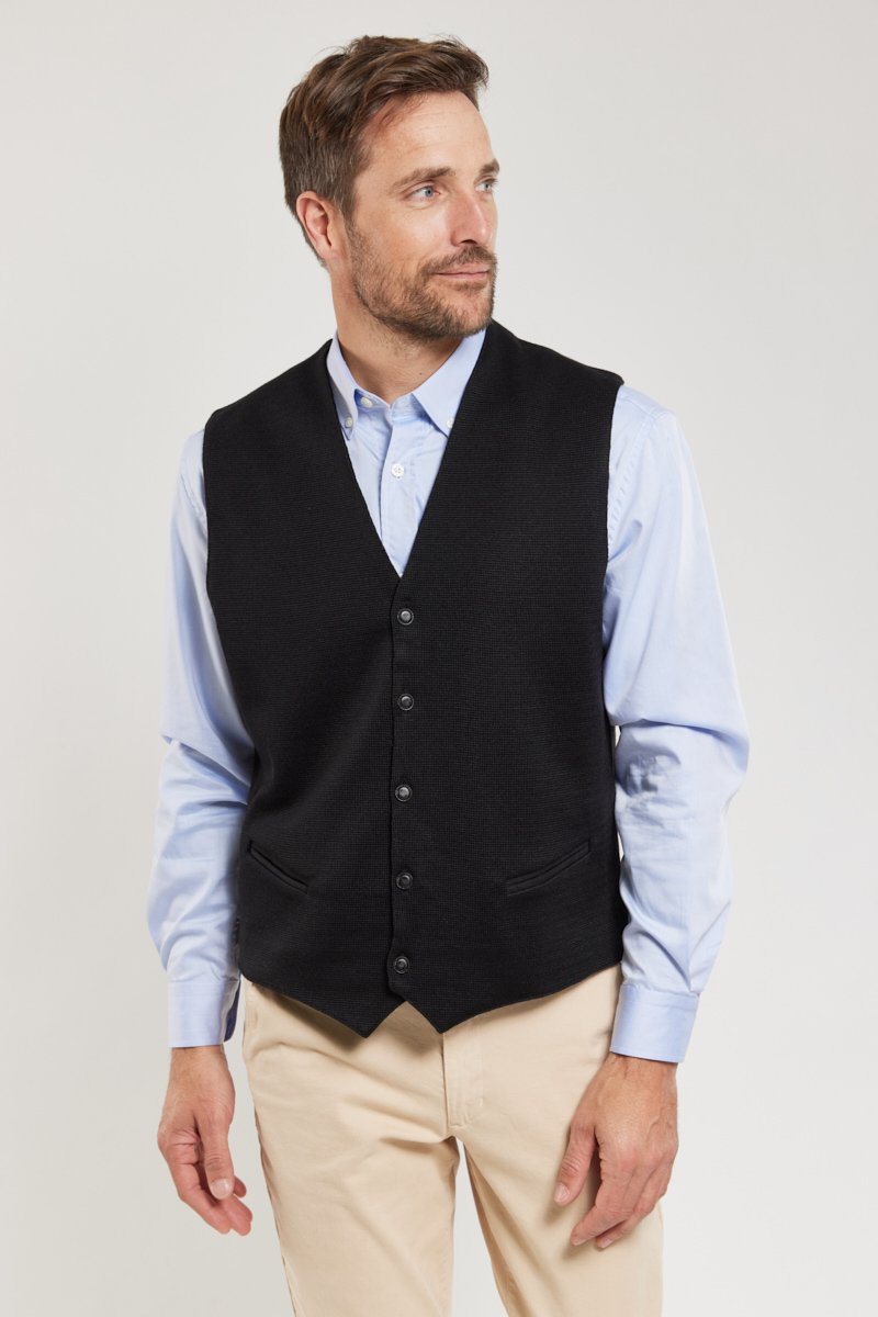 Gilet de tailleur Bérac - laine et acrylique