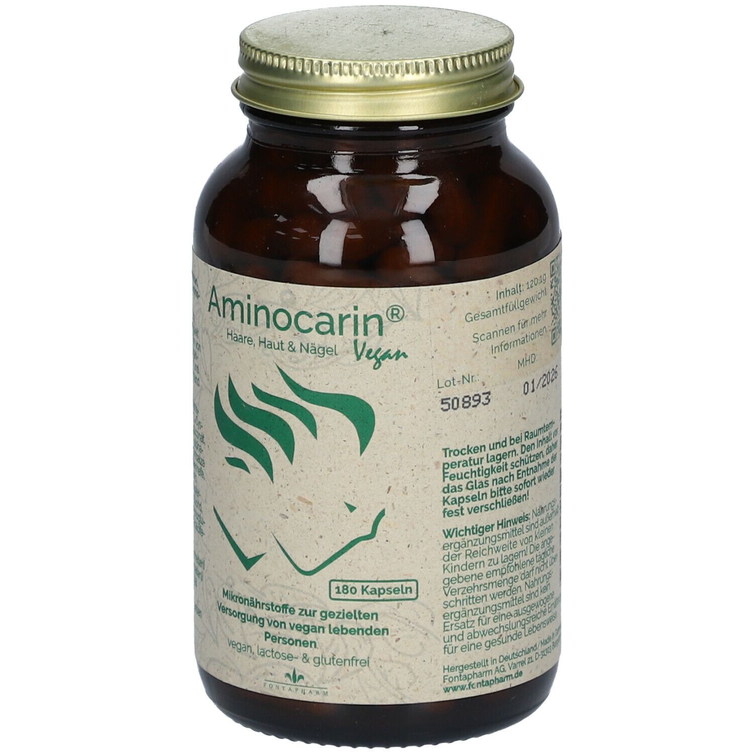 Aminocarin® Haut,Haare & Nägel vegan