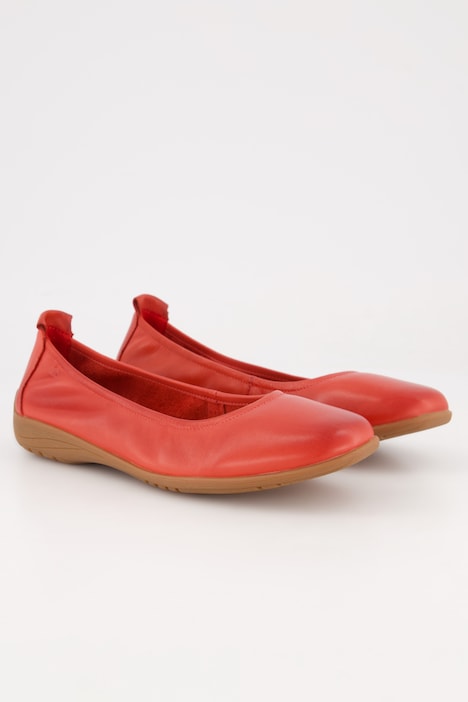 Josef Seibel Leder-Ballerinas, Lederfutter, Weite H
