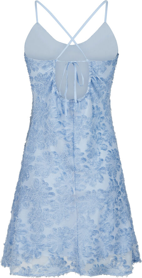 Neo Noir Celisa Fringe Dress Sky blue