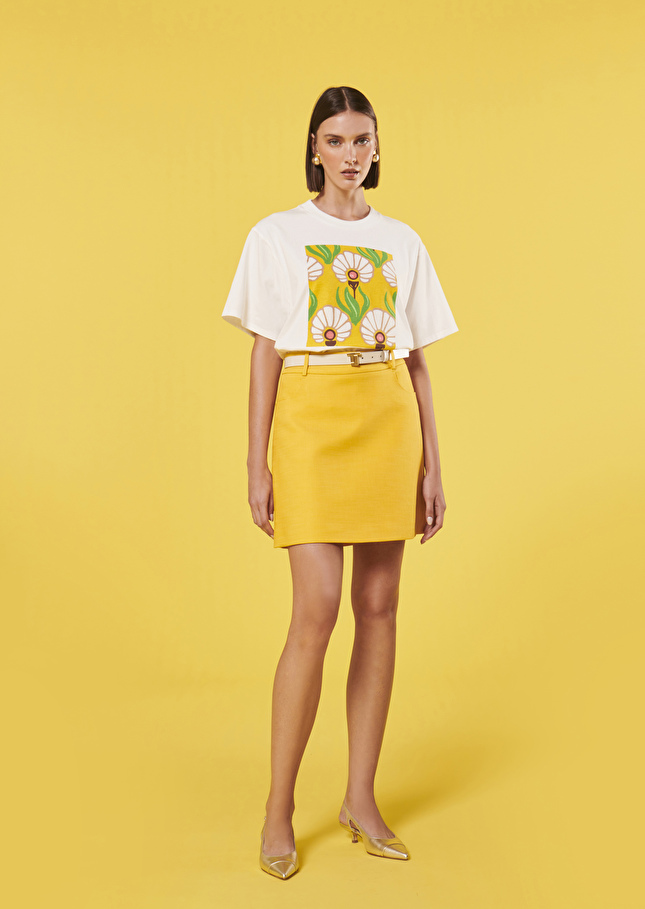 T-Shirt Trinidadblanc en coton