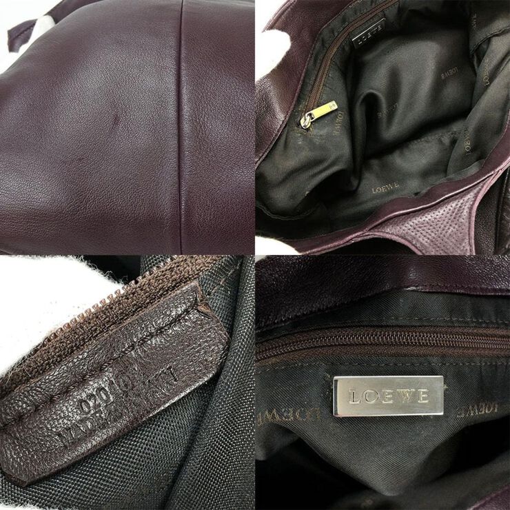 Loewe Vintage Loewe Shoulder Bag Purple