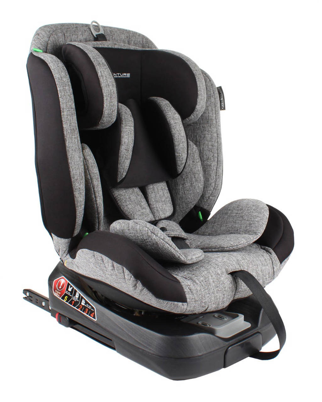 X Adventure Autostoel Groep 0/1/2/3 Supreme I-Size Grijs